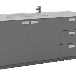 Laboratory Display Cabinet/Sink GRFMLBS-L04 600×800×800