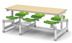 Rolling Stool Table GRFMSW-D02